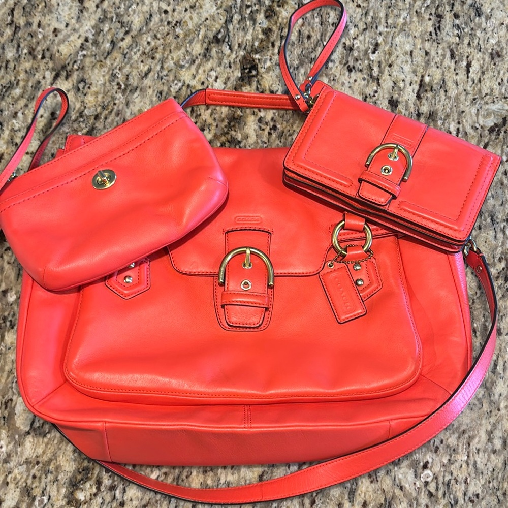 Coach bundle, purse, clutch and wallet